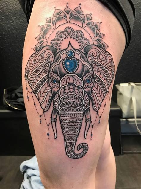 Image Result For Indian Elephant Tattoo Elephant Head Tattoo Mandala