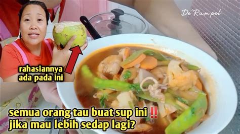 Seafood Tomyam Sup Special Sup Terkenal Pakai Air Kelapa Muda De