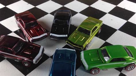 Hot Wheels Classics Of Camaro Complete Set Youtube