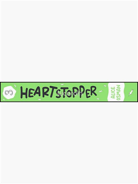 Heartstopper 3 Book Spine Sticker For Sale By Lucerolh Redbubble