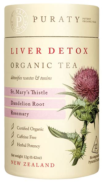 Liver Detox Organic Tea 12g Puraty Organic Teas Nz