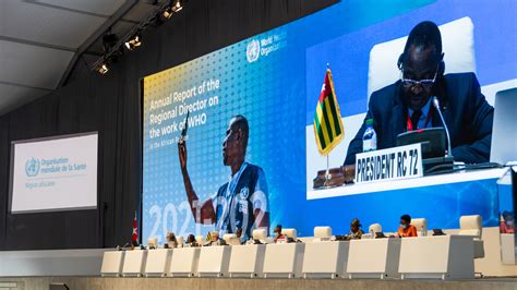 Seventy Second Session Of The WHO Regional Committee For Africa WHO