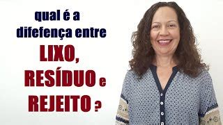 Diferença entre Lixo e Resíduos