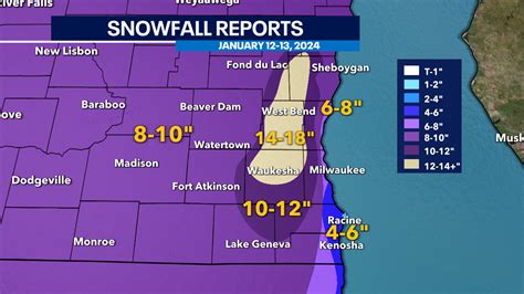 The Jan 12 2024 Snowstorm In Southeastern Wisconsin Fox6 Milwaukee