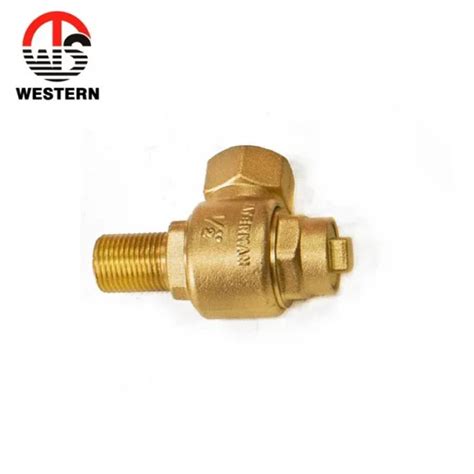 One Way Brass Water Check Valve Npt Manufacturer And Supplier Western Fitting