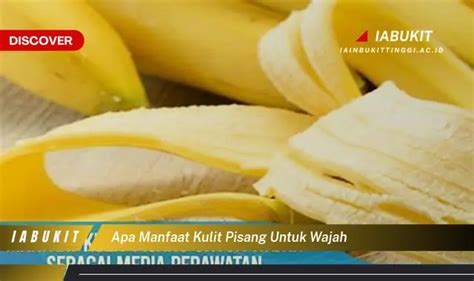 Bikin Penasaran Ketahui Manfaat Kulit Pisang Untuk Wajah Yang Wajib