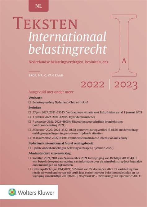 Teksten Internationaal Belastingrecht