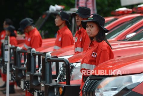 Anggota Manggala Agni Ikuti Apel Temu Karya Manggala Agni