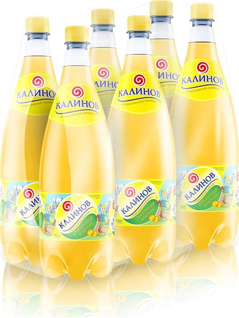 Характеристики Лимонад Калинов "Сказочный ключик", 6 шт по 1,5 л ...