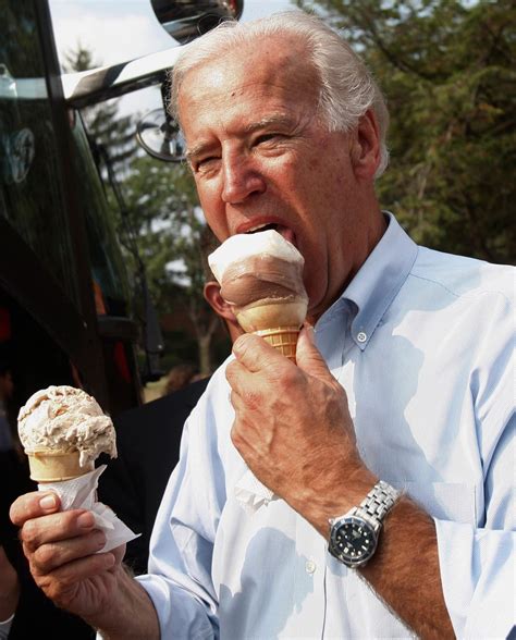 Photos of Joe Biden eating ice cream - Business Insider