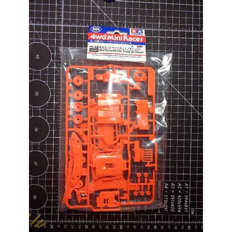 Jual Tamiya Fma Fluorescent Color Chassis Set Orange Shopee