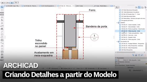 Archicad Criando Detalhes A Partir Do Modelo Youtube