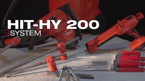 INTRODUCING The Hilti HIT HY 200 System With SafeSet Technology YouTube