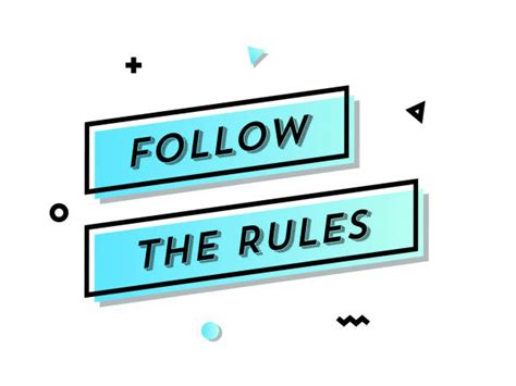 230+ Follow Rules Stock Illustrations, Royalty-Free Vector Graphics & Clip Art - iStock