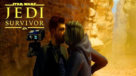 Star Wars Jedi Survivor Merrin Cal Kiss Scene YouTube