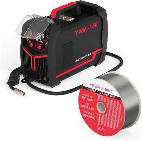 Yeswelder Gas Gasless 160a Multiprocess Mig Welder Ywm 160 And E71t Gs Flux Core Gasless Mig Wire