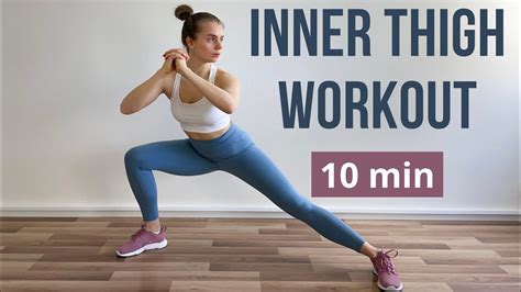 10 Min INNER THIGH WORKOUT LEGS WORKOUT AT HOME No Equipment YouTube