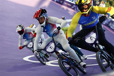 Trois Français qualifiés en finale en BMX race aux JO de Paris 2024