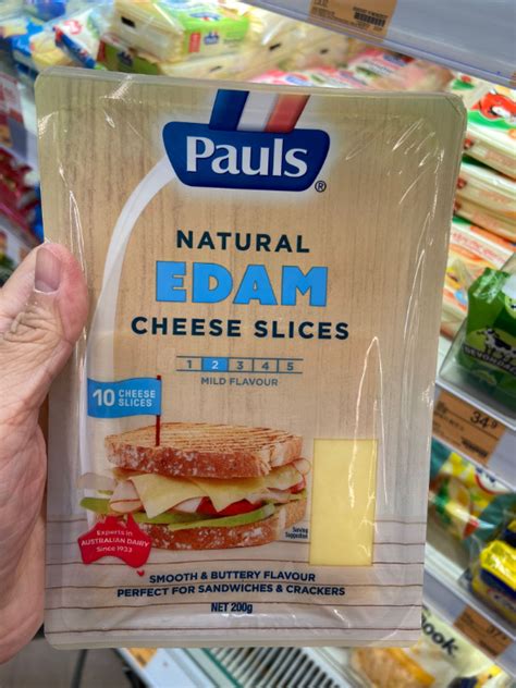 Pauls Natural Edam Chese Slices Mild Flavour 1Source