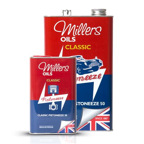 Millers Oils Classic Pistoneeze 50 Engine Oil - Ultraray Motorsports