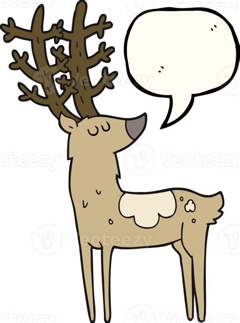 Speech Bubble Cartoon Stag 36485146 Png