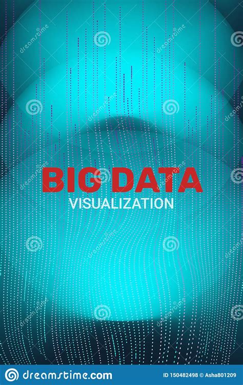 Visualizaci n Grande De Los Datos Informaci n Futurista 3D Ilustración