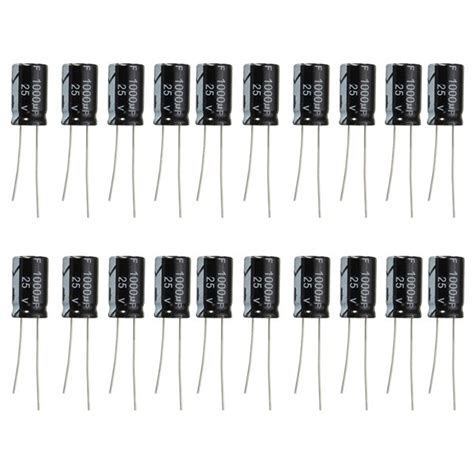 Pcs Uf V Radial Electrolytic Capacitor X Mm C Dr