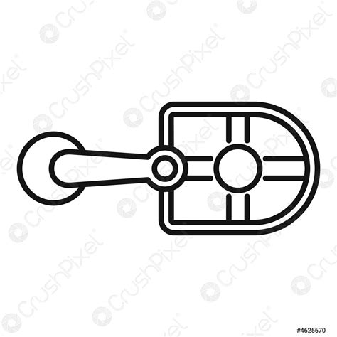 Animal foot trap icon, outline style - stock vector 4625670 | Crushpixel