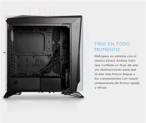 Gabinete Gamer Corsair Carbide Series SPEC OMEGA RGB Vidrio Templado