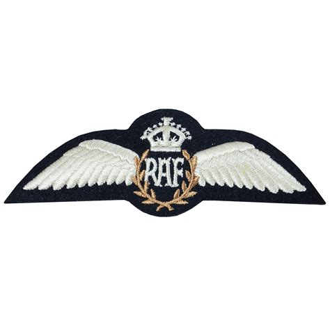 Buy Reproduction British Ww2 Royal Air Force Raf Pilots Wings Padded