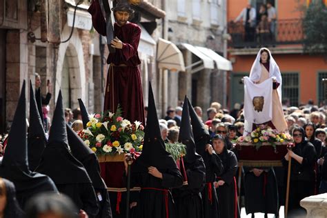 France Religion Easter Good Friday Procession Members Of T Flickr