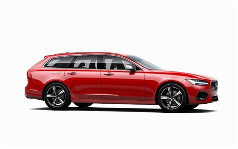 Volvo V90 R Design 2017 Station Wagon Red V90 Swedish Cars New Cars