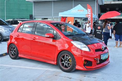 Toyota Yaris At Gt Summer Fest In San Juan Philippines Editorial Stock