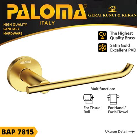 Jual Paloma Bap Gantungan Handuk Tempat Tissue Gulung Toilet Wc