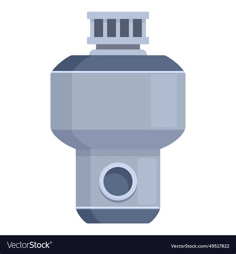 Food Waste Disposer Sink Icon Cartoon Royalty Free Vector