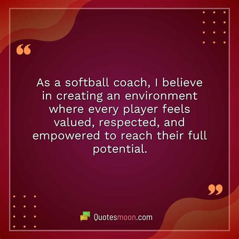 Softball Coach Quotes Quotesmoon