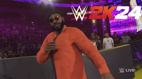 WWE 2K24 Ashante Thee Adonis Entrance Signature Finisher