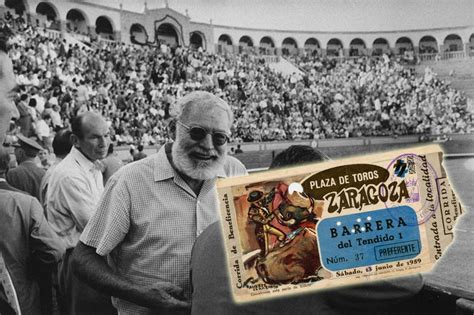 Lot Ernest Hemingway Owned And Used Spanish Bullfighting Ticket From