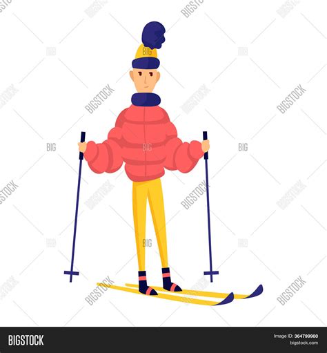 Men Skier Male Skiing Image And Photo Free Trial Bigstock