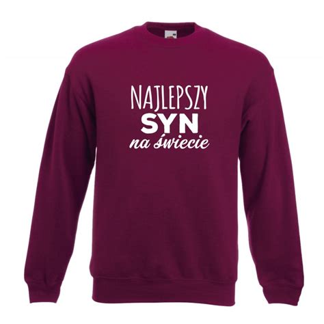 Bluza z nadrukiem Najlepszy syn na świecie