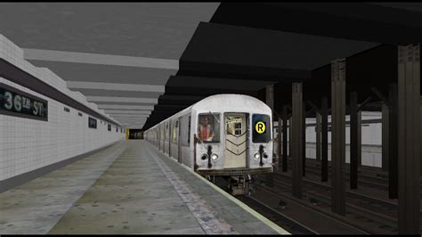 OpenBVE New York City Subway R40M R Line To Forest Hills 71 Avenue