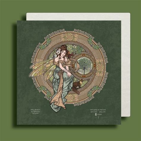 Oak Fairy By Jeff Fitzpatrick Adams Irish Celtic Illuminations