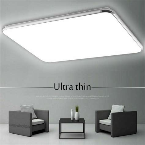 Ultraslim Deckenleuchte Led Badleuchte Deckenlampe Dimmbar Silber