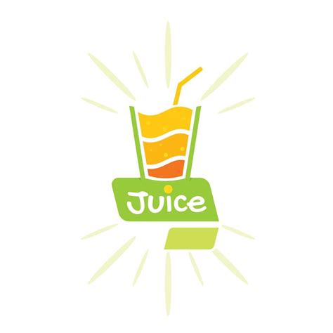 Juice Logo Design Template 14414588 Vector Art at Vecteezy