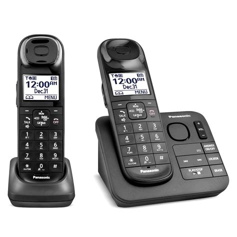 Panasonic Cordless Phone Sys Kx Tgl432b Digi Ans Dect 6 0 Call Id 1 8 Lcd Black Ebay