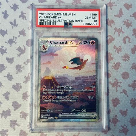 Se produkter som liknar GEM MINT PSA 10 Charizard ex på Tradera