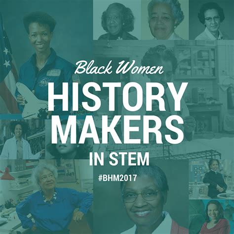 NIH Celebrates #BHM2017: Black Women History Makers in STEM, Part 1 ...