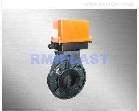 Plastic UPVC CPVC PP Pph PVDF On Off Type Electrical Butterfly Valve