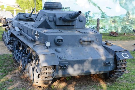 Ein Panzerkampfwagen IV Der Deutschen Wehrmacht Im Zentralmuseum Des