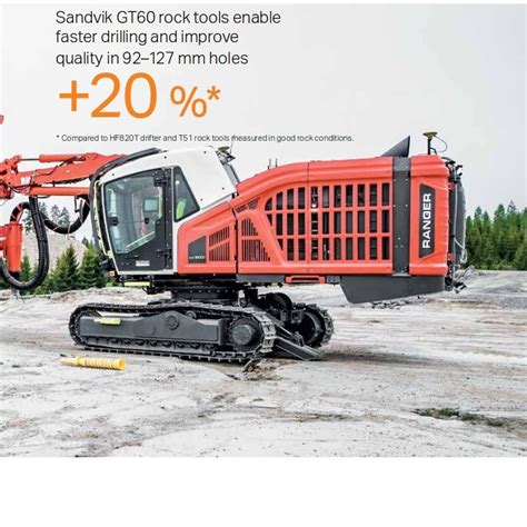 Sandvik Ranger Dx I Mm Surface Top Hammer Drill Rig At Best Price